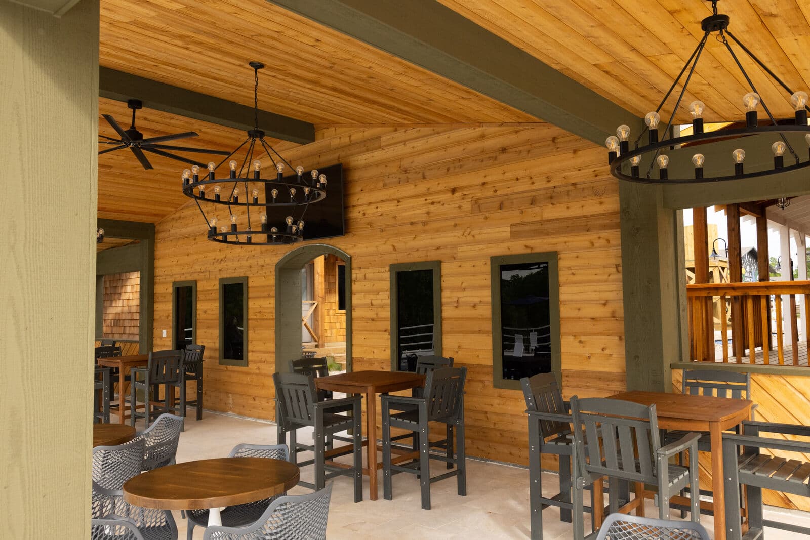 A dining table laid for a farm-to-table meal